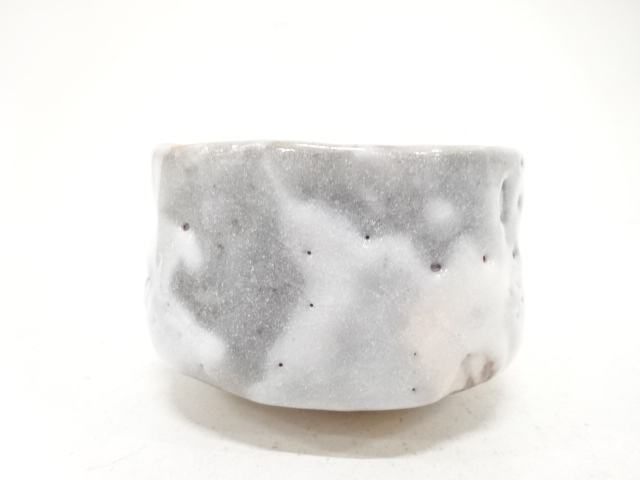  小林武春造　志野　茶碗